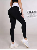 Spliced V-shaped Waist Sportwear Yoga Pants for Women 2025 Training Gym Clothes Wrap Tights Leggings Female Clothing