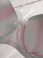 Hot Selling New Sweet Pink Camouflage Design With Steel Ring Gathering Pull And Anti Sagging Bra A2139