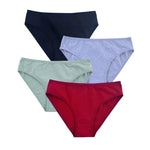 4Pcs/Set Cotton Panties Women Solid Color Underwear Female Underpants Sexy Lingerie M-XL Comfort Soft Briefs Intimates
