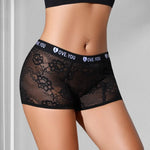 1pcs Mid Rise Breathable Sexy Women Boyshort Elegant Letter Decor Female Underpants Lingerie Fashion Style Lady Briefs Underwear