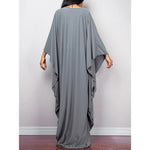 Greek Goddess Long Dress Batwing Sleeve Tunic Beach Cover Up Cover-ups Beach Dress Beach Wear Beachwear Kaftan Maxi Dress V4427