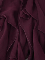 Foridol Ruffles Tiered V Neck Blouse Women Summer Spring Long Sleeve Casual Blusa Chiffon Blouses Buttons New in Female Top 2025