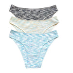 3Pcs/Set Women Panties Low Rise Briefs Seamless Underwear Female Underpants Comfort Strench Panties Sexy Lingerie S-XL