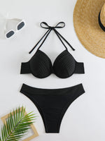 Sexy Push Up Bikini 2025 Women Swimsuit Two Piece Swimwear Female Thong Bikinis Set White Swim Bathing Suits Brazilian Biquini
