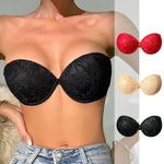 Ladies' invisible shoulder strap seamless comfortable lace solid color steel ring bra anti sagging underwear sexy Lingerie A2150