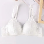 Floral Lace Bras Women Bralette Non-wire Bra Push Up Underwear Back Buckle Brassiere Female Sexy Lingerie