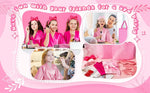 6/8/12Pcs Spa Party Robes Gowns for Girls Kimono Satin Robe Kids Birthday Party Favors Slumber Party Robe Birthday Squad Robes