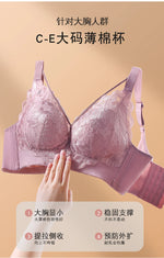 Coverage Lace Bras Plus Size Push Up Bra Sexy Lingerie Women FullWireless Brassiere C D E Cup Push Up Bras for women Bra 52CDE