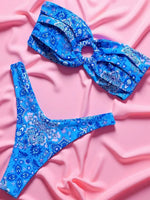 Micro Bikini Push Up Women Swimsuits 2026 Sexy Female Swimwear Brazilian Bikini Set Thong Biquini Swim Suits Print Beachwear
