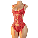 Sexy Lingerie Women Bra And BodyStockings Sets Cosplay Erotic Costumes Deep V Underwear Set Female SexyBra And Panty Sets