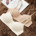 2PCS/Set Seamless Bras For Women Wireless Underwear 1/2 Cup Bra Female Wirless Sexy Lingerie Soft Padded Thin Intimates