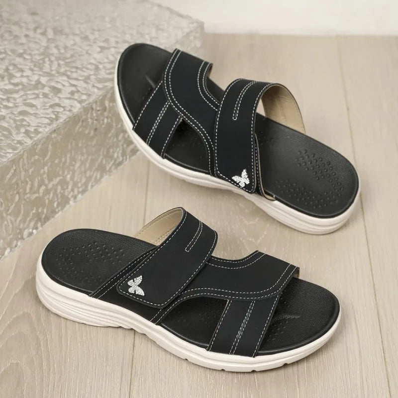 Fashion Ladies Wedge Heel Platform Women Summer Outdoor Low Heels Slipper Shoesfor womenladies shoes