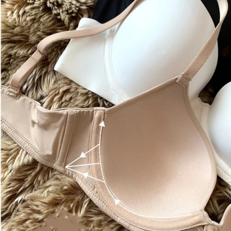 Push-Up Seamless Bras For Women Fixed Cup Non-wire Bra Invisible Brassiere Sexy Lingerie 3/4 Cup Bra Top Women's Underwear S-XL