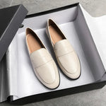 Retro British Style Women Leather Shoes Autumn Flat Casual Loafers Fashion Slip on Round Toe Office Work Shoes Zapatillas Mujer