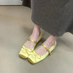 New Ballet Flats Women Bowknot Loafers Ladies Shallow Daily Shoes Comfort Woman Flattie Slip on Shoes