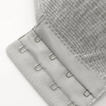 Women's Bra Wire-Free Front Closure Solid Color Full Coverage Fixed Cups More Considerate for Middle-Aged And Elderly Individual