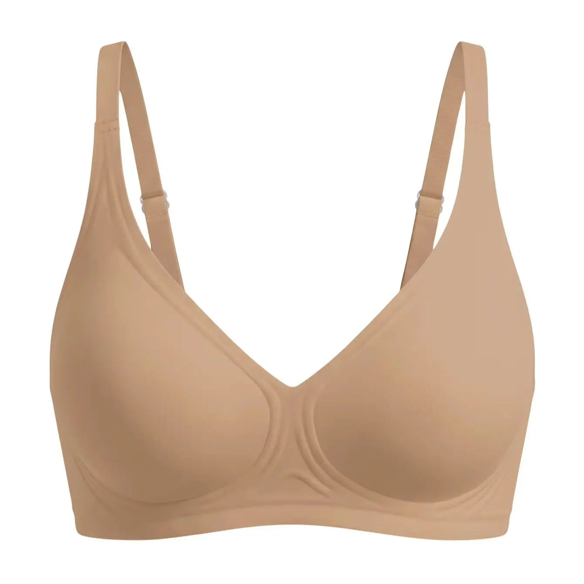 Seamless Jelly Bra for Women Soft Support Wireless No Trace Push Up Comfortable Yoga Daily Wear Brassiere Adjustable Straps