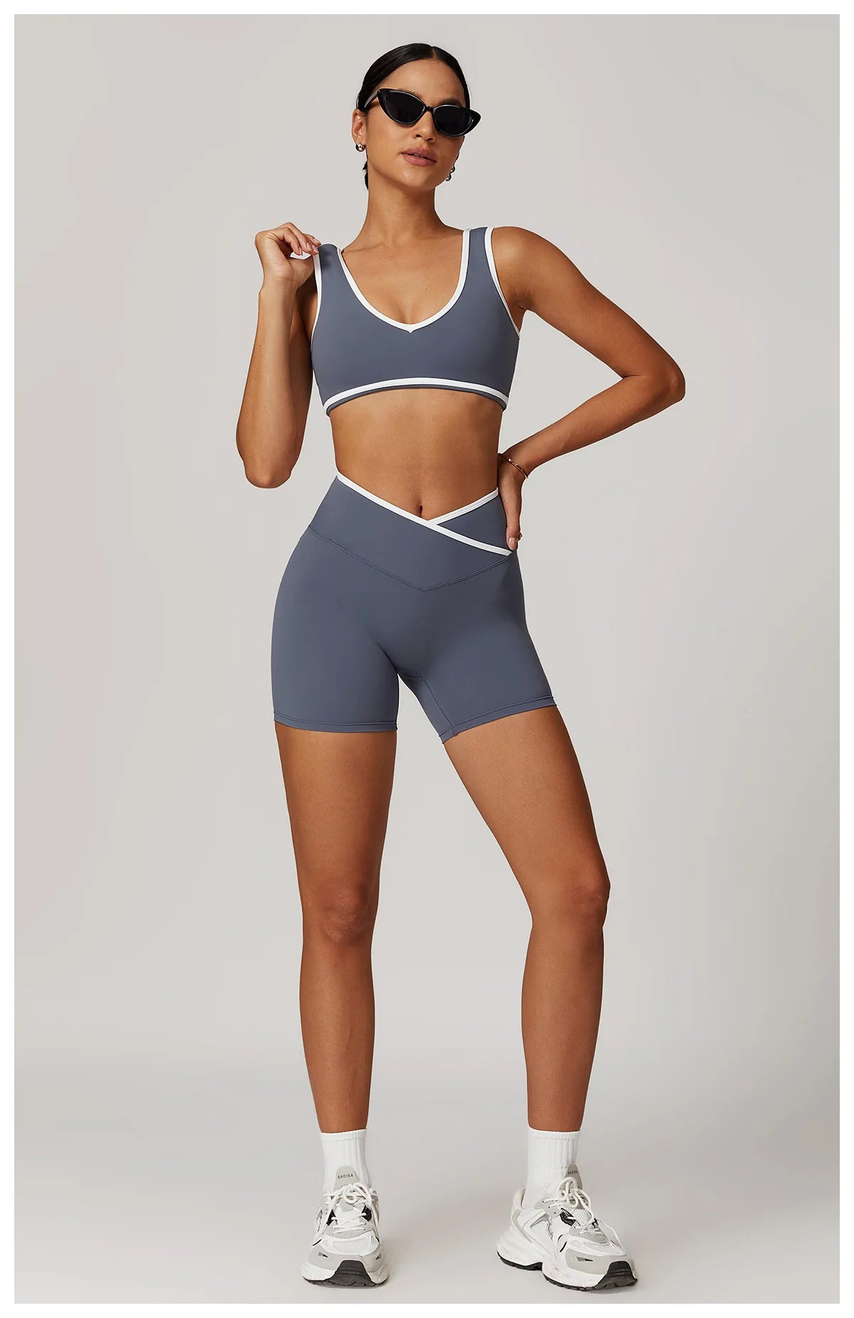 2PCS Yoga Set Women Tracksuit Nude Feeling Workout Sets Gym Clothes Push Up Fitness Running Sportwear Sport Bra Leggings Suit