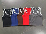 Sports Underwear Women's Sports Strappy Top Yoga Vest Fitness Tank Top Gym Beautiful Open Back Bra Running Workout Halter Bra