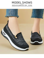 Shoes for women Spring Autumn hot casual shoes with soft soles lightweight single shoe for women breathable mother shoes