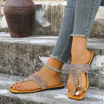 Aneikeh Elegant Sequin Rhinestone Square Toe Pinch Toe Thin High Sandals Slippers Women Mules Party Stripper Shoes