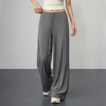 High Waist Wide-Leg Yoga Joggers for Women, Female Casual Tracksuit Bottoms, Straight Outdoor Baggy Sweatpants