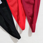 Hot Sale New Fashion Sexy Women G-string Low Rise T-back Intimate Lingerie Comfort Female Thongs Love Design Underwear Panties