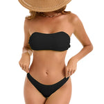 Neon Yellow Thong Bikinis 2026 Sexy Women Swimsuits Swimwear Female Bandeau Brazilian Bikini Set Bathing Suit Swimming Suits