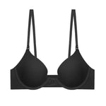 Women Front Buckle Bra Quality Seamless Underwear Sexy Deep V Push Up Bras Detachable Straps Everyday 3/4 Cup Brassiere Lingerie