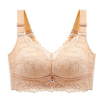 Push Up Bra Female Lingerie Sexy Bra Lace Bras for Women Wire Free Underwear Women 52C D E Cup Plus Size Bra Women Clothing Bras