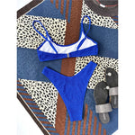 7 Color Sexy Padded Wrinkled Crinkled Bikini Women Swimwear Female Swimsuit Two-Pieces Bikini Set Bather Bathing Suit Swim V3032