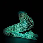 Stockings Women Lingerie Tights Party Sexy Fluorescent Socks High StretchCosplay Long Socks Summer Ultra Thin Fishnet Sock