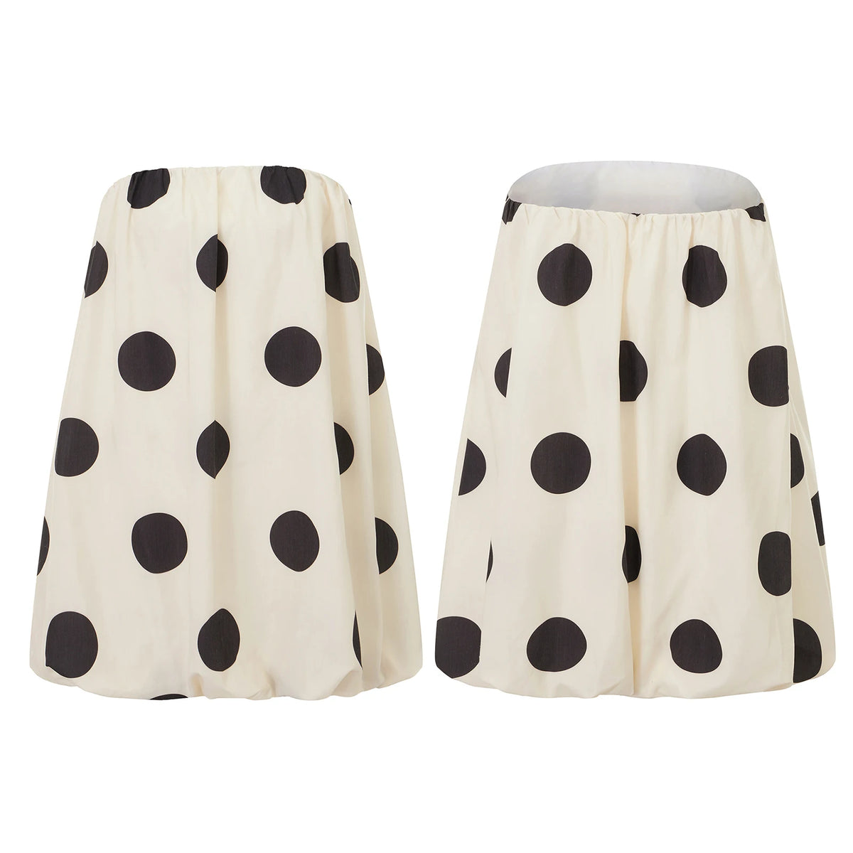 Women Mini Dress Dot Print Backless Tube Dress Summer Party Fashion Casual Strapless Dress