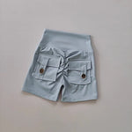 Nude High-Waisted Women's Yoga Fitness Shorts with Pockets Peach Hip Sports Fitness Running Training Gym Active Leggings