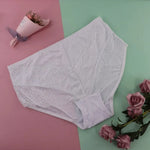 Beauwear Plus Size Women's Underpants Female Panties Comfort Intimates Lace Underwear Briefs Ice Silk Hollow Out Sexy Lingeries