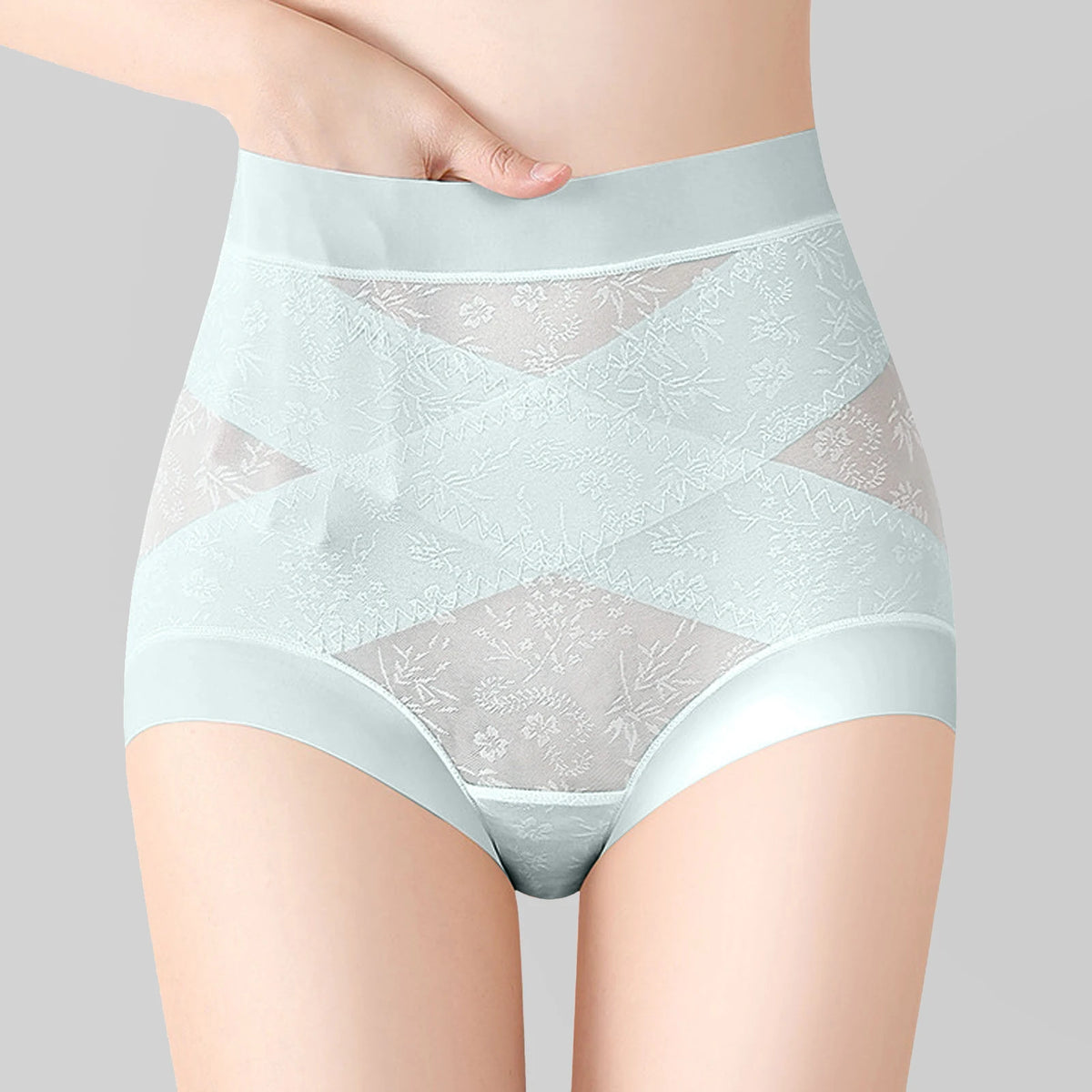 2026 Women High Waist Seamless Underwear Ice Silk Breathable Panties Lifting Stretch Full Coverage LenceríAs De Mujer 여성 극단적속옷