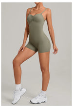 Outdoor Backless Yoga One Piece Suit Women Multiple Wearing Methods Sleeveless Slim Fit Pocket Stretch Sports Fitness Jumpsuit