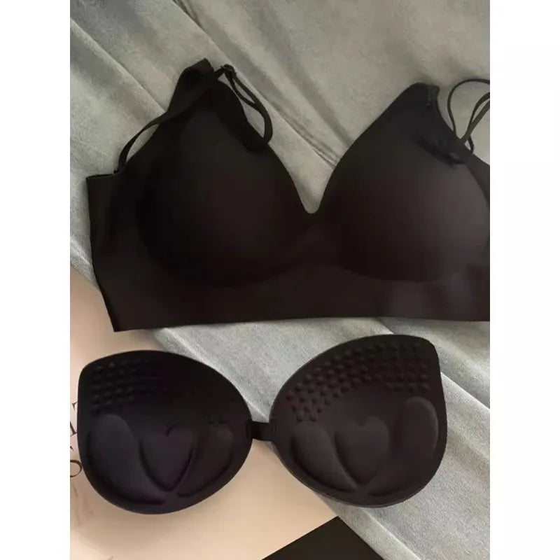 MOYISU Asian Fit Halterneck Women Cross Back Bodysuit Seamless Small Push Up Summer Outer Top SG Kawaii Fashion Bestseller