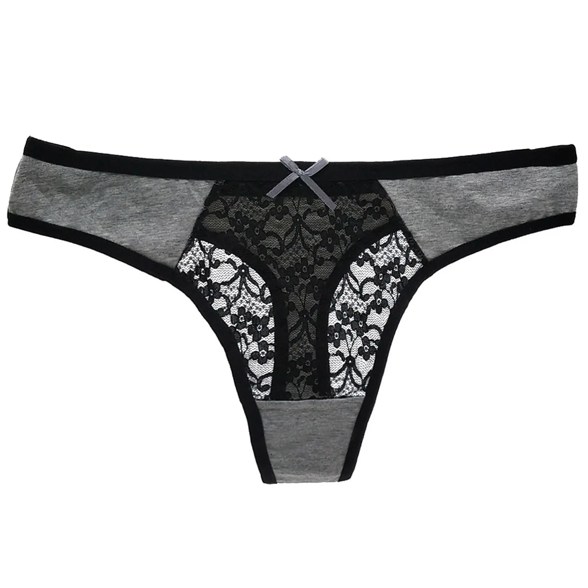 Women Sexy Lace Panties Low-waist Underwear Hollow Thong Female Breathable G String Lingerie Temptation Bikini Plus Size