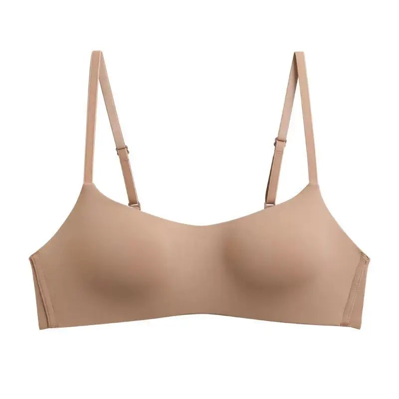 Seamless Bras For Women Small Chest Tube Top 1/2 Cup Non-Wire Bra Women Sexy Lingerie Female Underwear Glossy Intimates