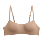 Seamless Bras For Women Small Chest Tube Top 1/2 Cup Non-Wire Bra Women Sexy Lingerie Female Underwear Glossy Intimates