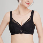 French Lace Minimizer Bra for Women U-Back Side Support Top Up Bra Anti-Sag Sexy Shapewear Underwear New Autumn OWD6017
