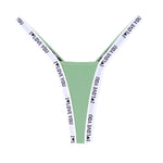 1pcs Letter Print Sexy Women G-string Fashion Style Lingerie Breathable Women's Panties Love Design Female Underwear Lady Thongs