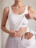 Women's Ribbed Wireless Padded Camisole Sleeveless Racerback Tank Top Yoga Workout Vest Breathable Daily Wear Underwear