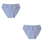 2Pcs/Set Cotton Panties Women Low Rise Underwear Solid Color Comfort Breathable Briefs Sexy Lingerire M-XL Seamless Intimates