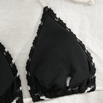 Sexy Striped Bikini 2025 Women Swimsuit Three Pieces Swimwear Female Thong Bikinis Set Swimming Bathing Suits Shorts Biquini