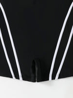 2026 Zipper Swimsuit One Piece Sleeveless Sporty Swimwear Women Sexy Solid Bathers Bathing Swimming Swim Suit Female Beachwear
