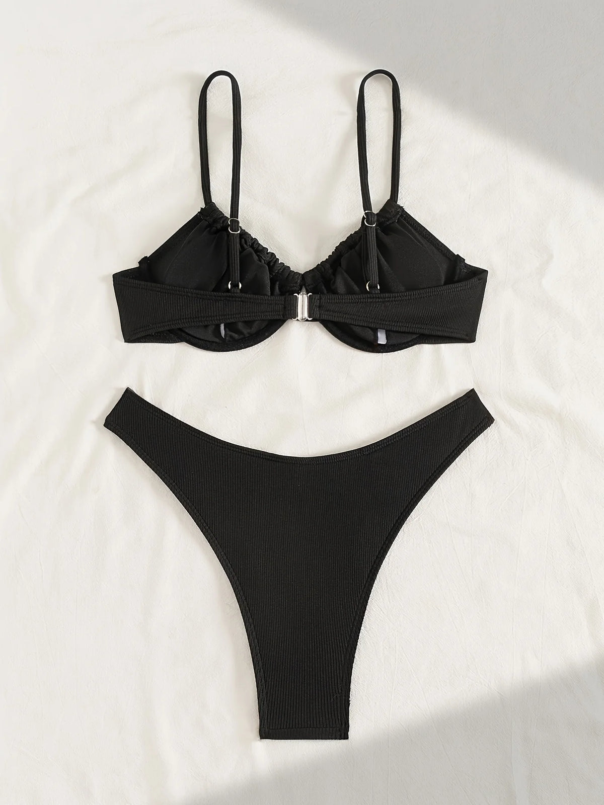 ZTVitality Sexy Solid Underwire Bikinis 2025 New Arrival Two- Piece Push Up Swimsuit Women's Swimwear Summer Beachwear Biquini
