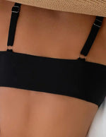 Women's Two-Piece Swimsuit Cross Strap Backless Bikini Floral Print Sports Fit Bodycon Polyester Fabric Swimming Water Sport