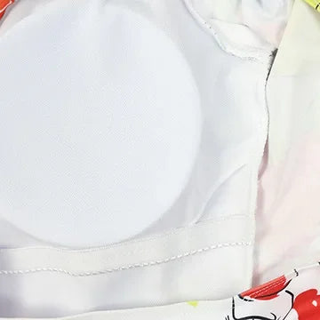 2026 Sexy One Piece Swimsuit Swimwear Women Long Sleeve Backless Vegetables Fruits Print Sports Surfing Bathing Suit Beachwear